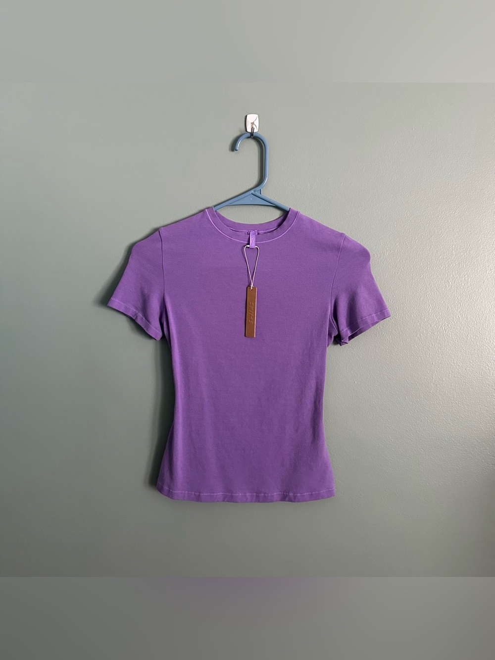 SKIMS Cotton Jersey T-Shirt - Ultra Violet